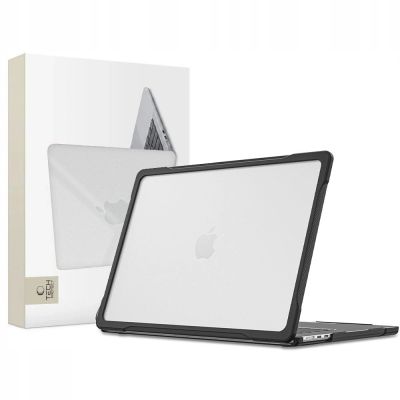 Tech-Protect Velar Hülle für MacBook Air 15" 2023 / 2024 / 2025 / 2026 - Transparent Schwarz