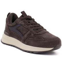 Damenschuhe aus schokoladenbraunem Leder Vinceza FIO27-67006