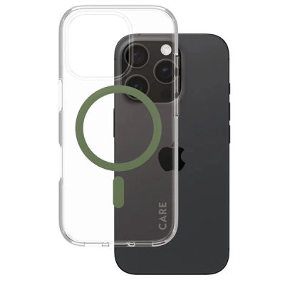 2. CARE by PanzerGlass Flagship Case iPhone 16 Pro 6,3" grün/grün MagSafe 1370