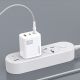 5. Dudao A29C 65W GaN Wandladegerät + USB-C Kabel - Weiß