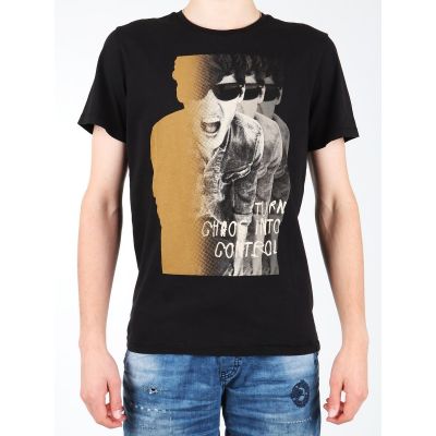 Lee Photo Tee Schwarzes T-Shirt L60BAI01
