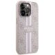 4. Guess 4G Printed Stripes MagSafe-Hülle für iPhone 15 Pro – Rosa