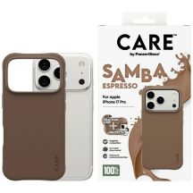 CARE by PanzerGlass Modisches Samba MagSafe Case für iPhone 17 Pro - Braun