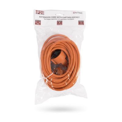 2. Entac ESECG1.5-10-O Splitter 10 m 1 x Netzwerkdose Innenbereich Orange