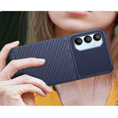 4. Thunder Case für Samsung Galaxy A26 Silikon Panzerhülle - Blau