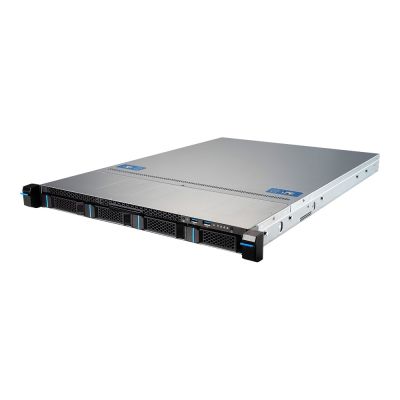 MSI Rack-Plattform (1U) AMD S1102-02 Epyc 4004/4005 Ryzen 7000/9000 (4x 3,5"/2,5", 2xM.2, 2x10Gbe, IPMI, 1+1 450W)