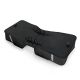 3. Wozinsky doppelte Fahrradtasche für den Gepäckträger, 28 l, schwarz (WBB34BK)