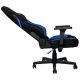 6. Nitro Concepts X1000 Gaming-Stuhl, gepolsterter Sitz, Schwarz, Blau
