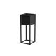 Blumentopfabdeckung Nantes S Schwarz 23x23x60