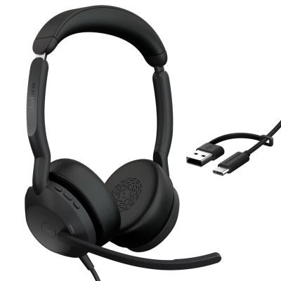 3. Jabra Evolve2 50 USB C/A UC Stereo-Kopfhörer - Stereo (25089-989-799)