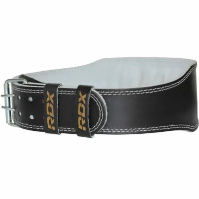 7. 4" GOLDENER BODYBUILDING-GÜRTEL AUS LEDER FÜR ÜBUNGEN - RDX S