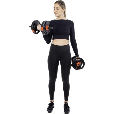 27. Faltbare Hantelstange aus Verbundmaterial, 30 kg, Pure 2 Improve