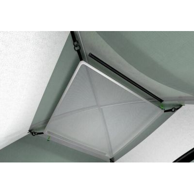 10. Husky BIZON 3 PLUS Dreipersonen-Touristenzelt, 220 x 410 x 130 cm, 5,2 kg, grün