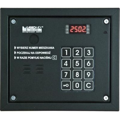 2. Laskomex CP-2503R schwarzes Audio-Bedienfeld mit RFID-Schlüsselleser