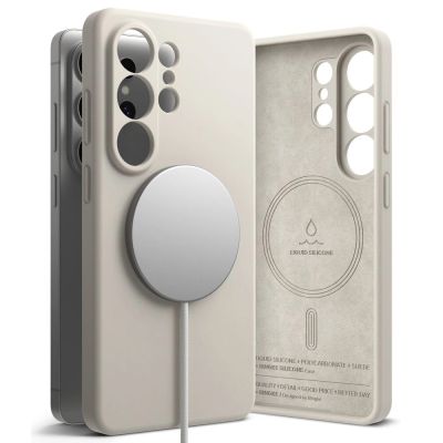 Ringke Silikon MagSafe Hülle für Samsung Galaxy S26 Ultra – Beige