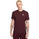 Herren-T-Shirt Nike Club Tee burgunderrot AR4997 652