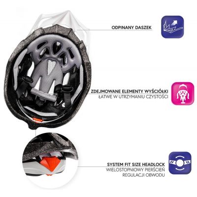 8. Meteor MV29 Drizzle Fahrradhelm 24708-24710