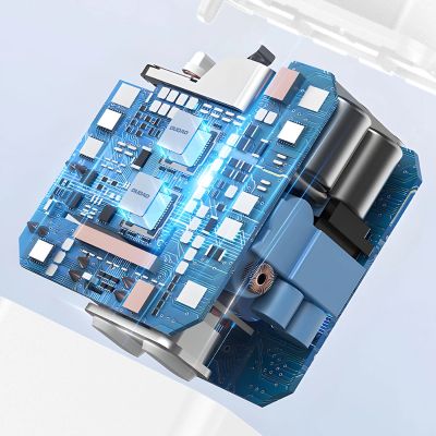 7. Dudao A4EU USB-A 2,1 A Wandladegerät – weiß + USB-A – USB-C-Kabel