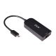 CLUB3D CAC-1520 Geschlechtswandler / USB-C-Ethernet-Kabel Schwarz