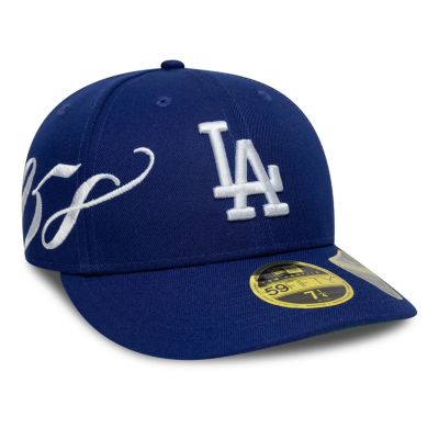 3. New Era 59FIFTY MLB LA Los Angeles Dodgers Est Script Low Profile Cap - 60771830