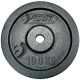 7. SCHWARZES GUSSEISENGEWICHT 10 KG BEST SPORTING Durchmesser 30 mm