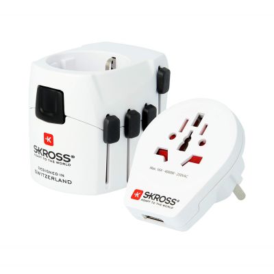 2. Skross PRO – Welt & USB Weiß