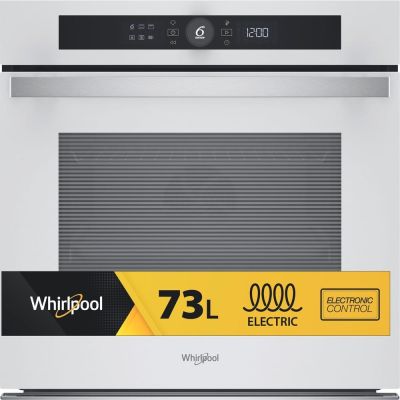 Einbaubackofen WHIRLPOOL WOI4S8HM2SWA weiß Hydrolyse Dampf+ SoftClose AirFry
