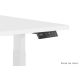 2. Schreibtisch/Tisch mit verstellbarer Höhe UNIQUE ACTIVE I 14-C103W-G-140-YZ-13, graues Gestell und Tischplatte, 140 x 70 cm