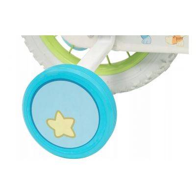 9. TOIMSA Bluey 12" Kinderfahrrad Blau und Limette