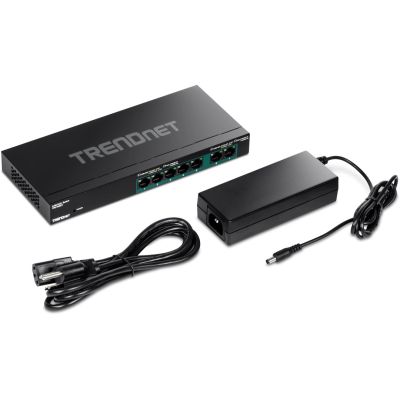 5. Trendnet TPE-TG327 Switch – 24-Port Unmanaged, Gigabit Ethernet (10/100/1000), Power over Ethernet (PoE), Wandmontage