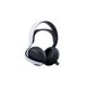 9. Sony PULSE Elite Kabelgebundenes & Kabelloses Bluetooth-Gaming-Headset mit Kopfbügel und Ladestation, Schwarz, Weiß