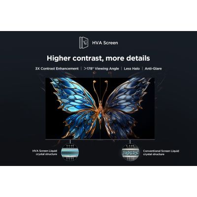 36. TCL 55V6C DLED 55'' 4K Ultra HD Google TV Dolby Atmos DVB-T2 Metallic-Fernseher