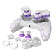 10. PDP 052-002-WH Gamecontroller, Lila/Weiß, RF/USB-Gamepad, Analog/Digital, PC, PlayStation 4, PlayStation 5