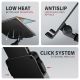 13. Axagon STND-LRB Laptop-Ständer, 360° drehbar, Doppelgelenk, Extenderbar Notebook- und Tablet-Ständer Schwarz 43,9 cm (17,3")