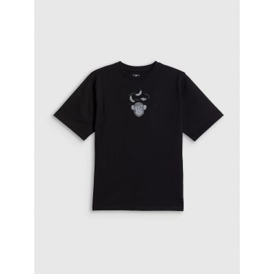 7. Locker geschnittenes Jungen-T-Shirt mit Aufdruck 4FJRSS26TTSHM4276-20S