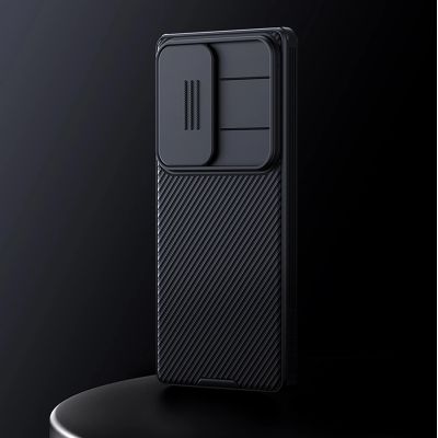 5. Nillkin CamShield Pro Hülle für Samsung S25 Ultra mit Kameraabdeckung – Schwarz