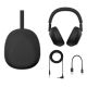 5. Sony WH-1000XM6 Kabelgebundenes & kabelloses Headset mit Bügel, geeignet für Anrufe, Musik, Sport und Alltag, USB Typ-C, Bluetooth, Schwarz