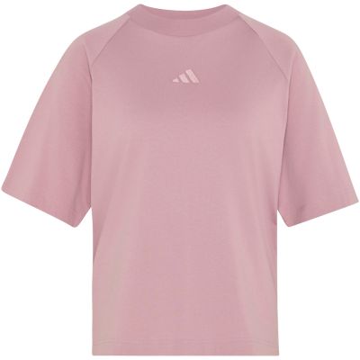 adidas Kit Small Logo Damen-T-Shirt, puderrosa KT0296