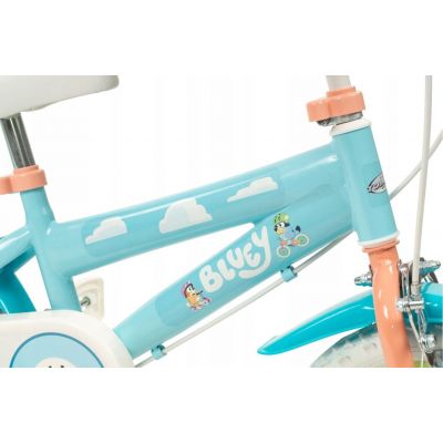 2. TOIMSA Bluey 12" Kinderfahrrad Blau und Limette