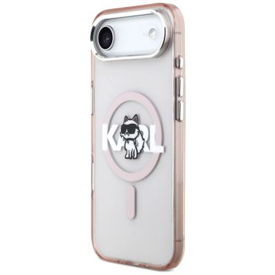 2. Karl Lagerfeld IML Choupette Sketch Logo MagSafe Hülle für iPhone 17 Air - Pink
