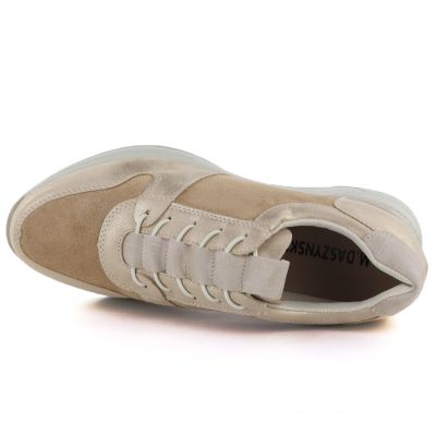 4. Klassische Damen-Sportschuhe in Gold, Modell M.Daszyński MR24129