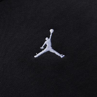 3. Air Jordan Brooklyn Fleece Jumpman Kapuzenpullover mit durchgehendem Reißverschluss, Schwarz - FV7167-010