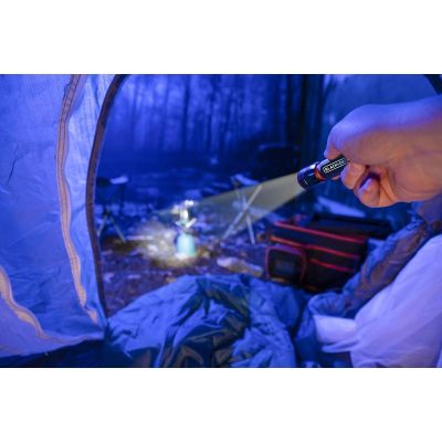 7. Taktische Aluminium-Taschenlampe 1 W, 60 Lumen, BLACK+DECKER