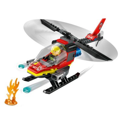 4. LEGO City 60411 Feuerwehr-Rettungshubschrauber
