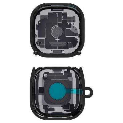 4. Spigen Ultra Hybrid Zero One Hülle für Samsung Galaxy Buds 4 / 4 Pro – Schwarz