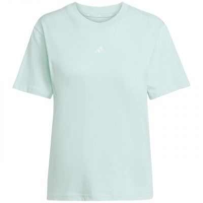 2. adidas Essentials Kleines Logo Baumwolle Hellblau Damen T-Shirt JY4965