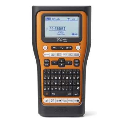8. Brother PT-E560BTVP Etikettendrucker, Thermotransfer, 180 x 180 dpi, 20 mm/s, kabelgebunden und kabellos, HSE/TZe, Bluetooth, QWERTZ