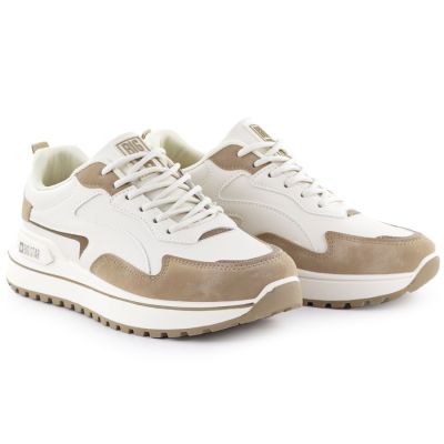 3. Beige Plateau-Sneaker Big Star RR274A216