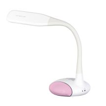 Moderne, mehrfarbige RGB-LED-Schreibtischlampe Activejet VENUS RGB weiß mit Nachtlichtfunktion