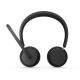 9. Lenovo 6550 Headset Kabelloses Kopfbügel-Headset Büro/Callcenter USB Typ-C Bluetooth Schwarz